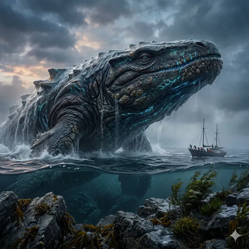 Colossal Creature Scene Generator