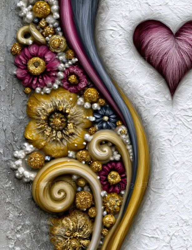 Textured Floral Fantasies