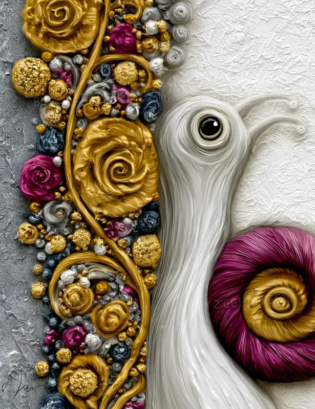 Textured Floral Fantasies