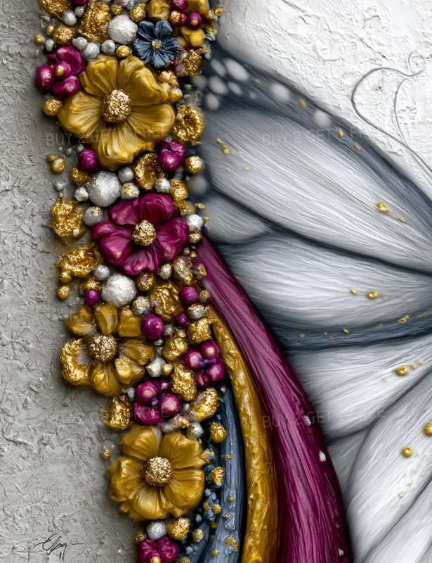 Textured Floral Fantasies