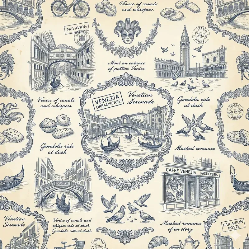 Vintage Toile Pattern Packs