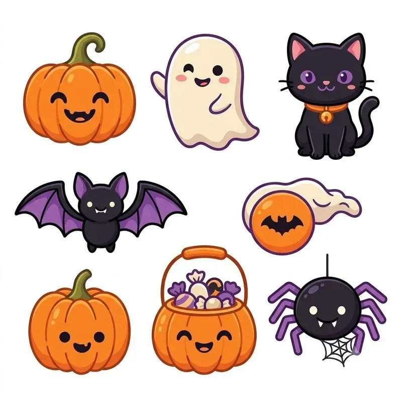 Halloween Clipart Sets Spooky Studios