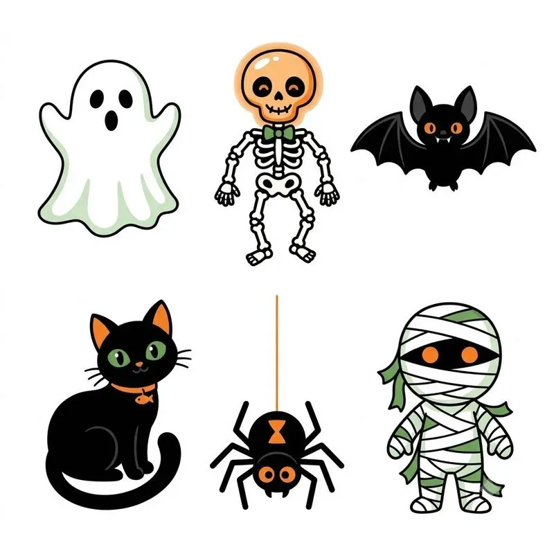 Halloween Clipart Sets Spooky Studios