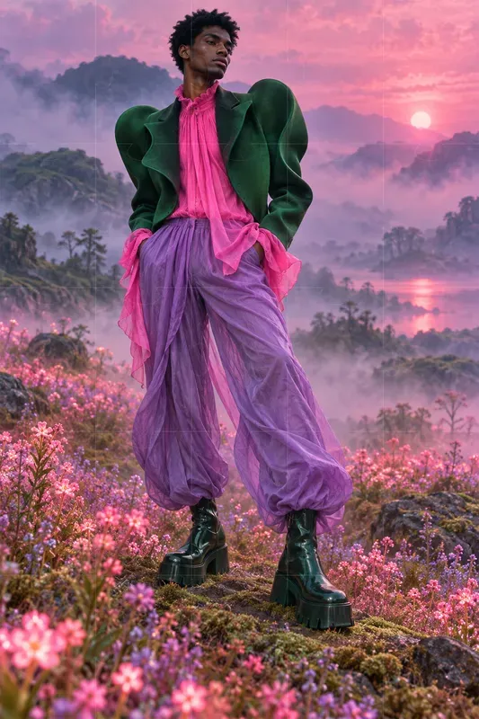 Dreamcore Neon Nature Fashion