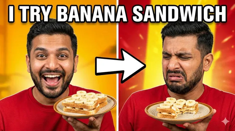 Youtube Food Vlog Thumbnails