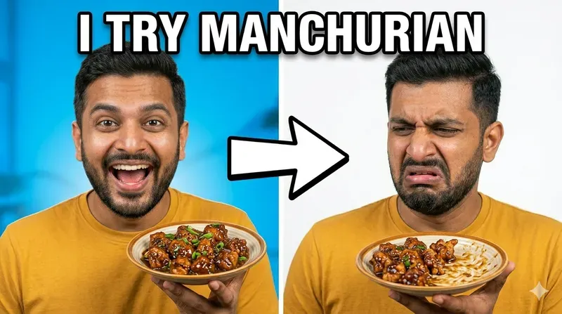 Youtube Food Vlog Thumbnails