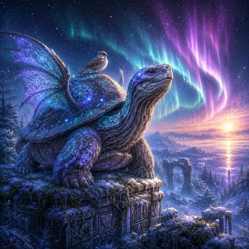 Frost Dragon Fox Spirits