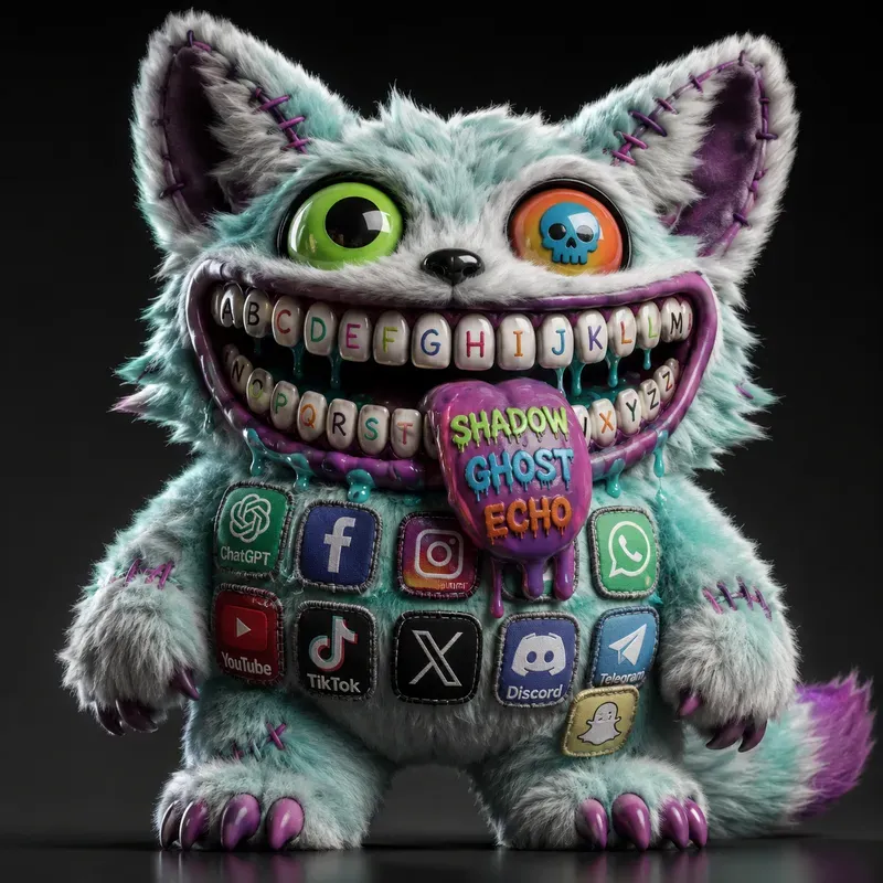 Neon Horror Monster Toy Collections