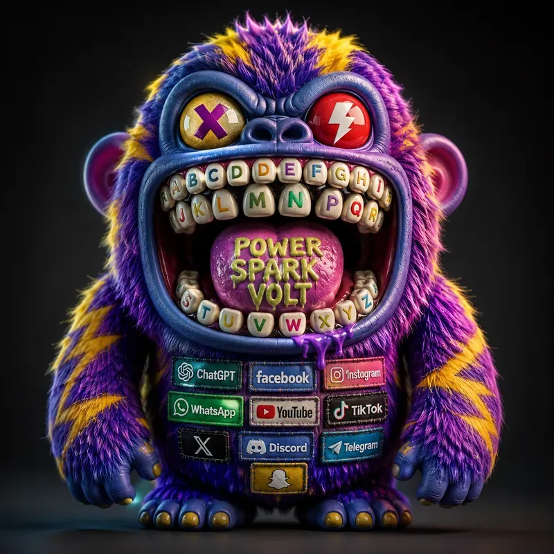 Neon Horror Monster Toy Collections