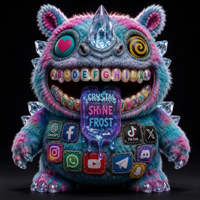 Neon Horror Monster Toy Collections