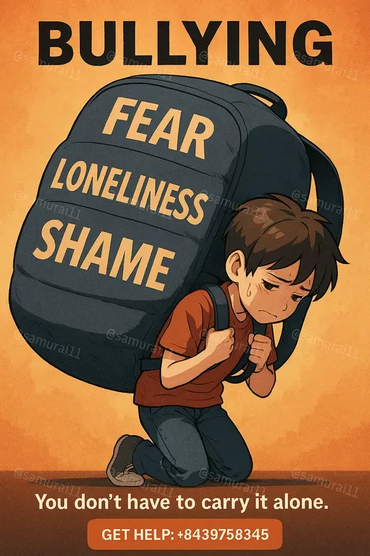 Stop Bullying Secure Help Anime Posters