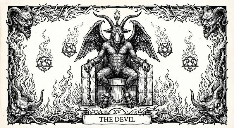 Dark Fantasy Tarot Card Art