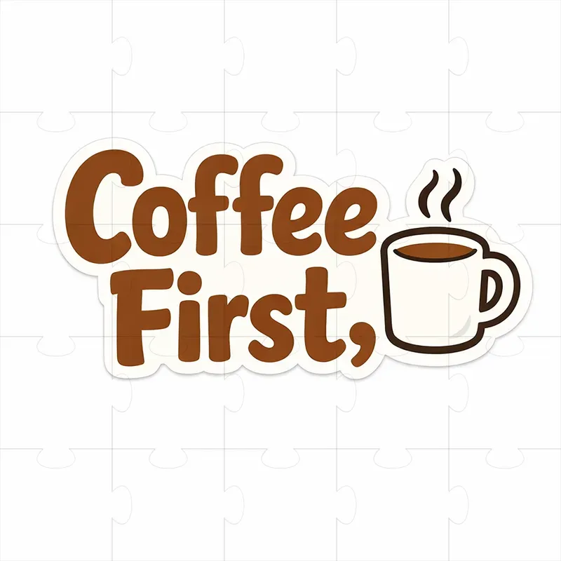 Minimal Text Sticker Designs