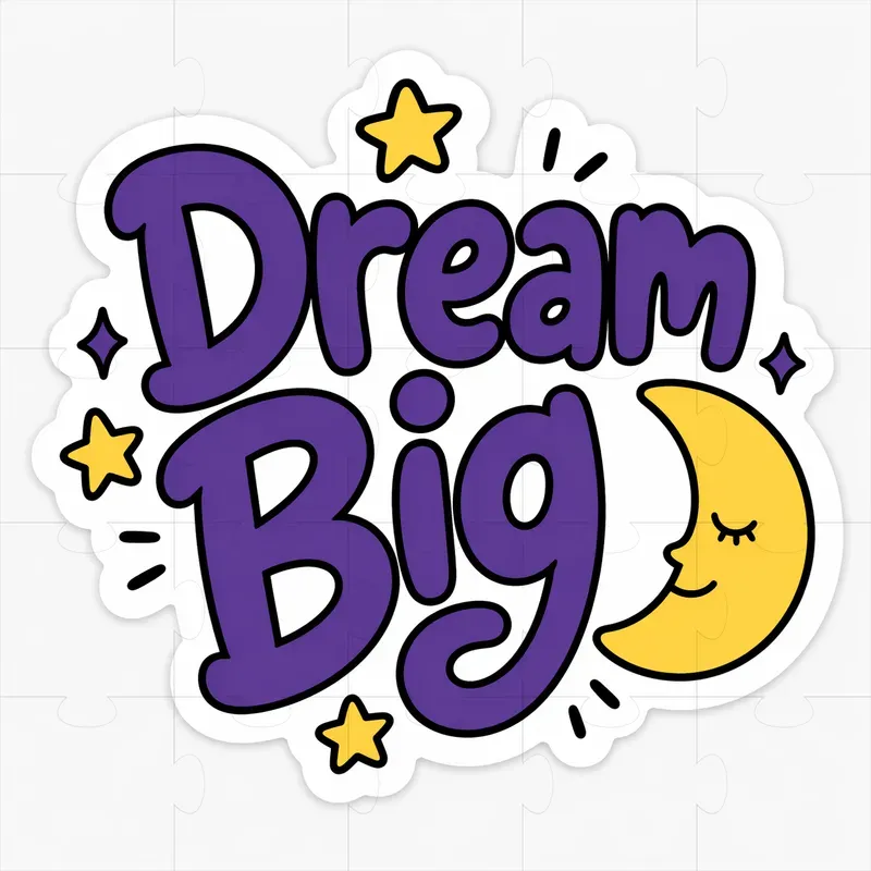 Minimal Text Sticker Designs