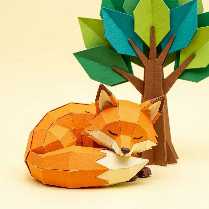 3D Chonky Papercraft Art