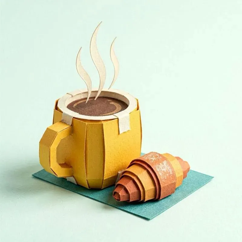 3D Chonky Papercraft Art