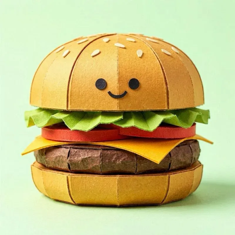 3D Chonky Papercraft Art