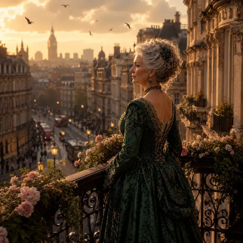 Historic Balcony Elegance