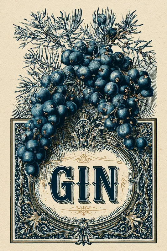 Vintage Botanical Spirits Labels