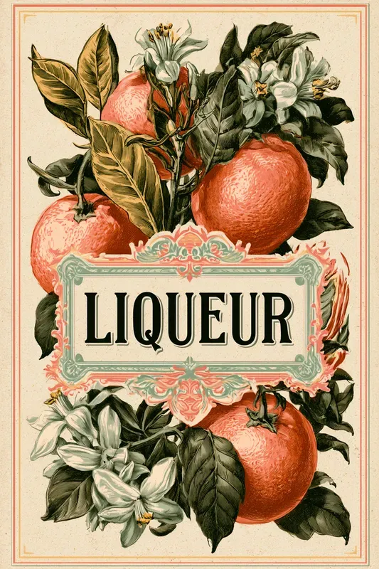 Vintage Botanical Spirits Labels