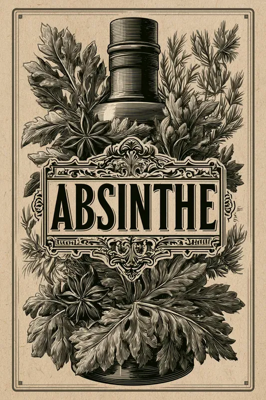 Vintage Botanical Spirits Labels
