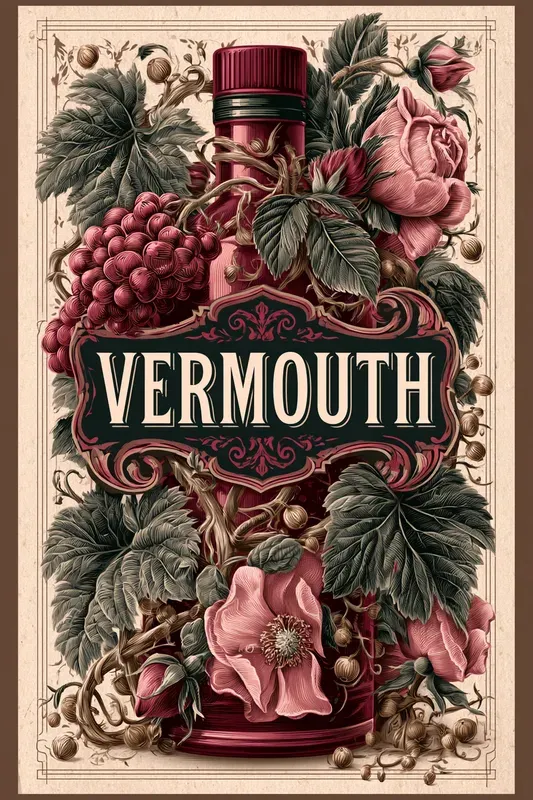 Vintage Botanical Spirits Labels