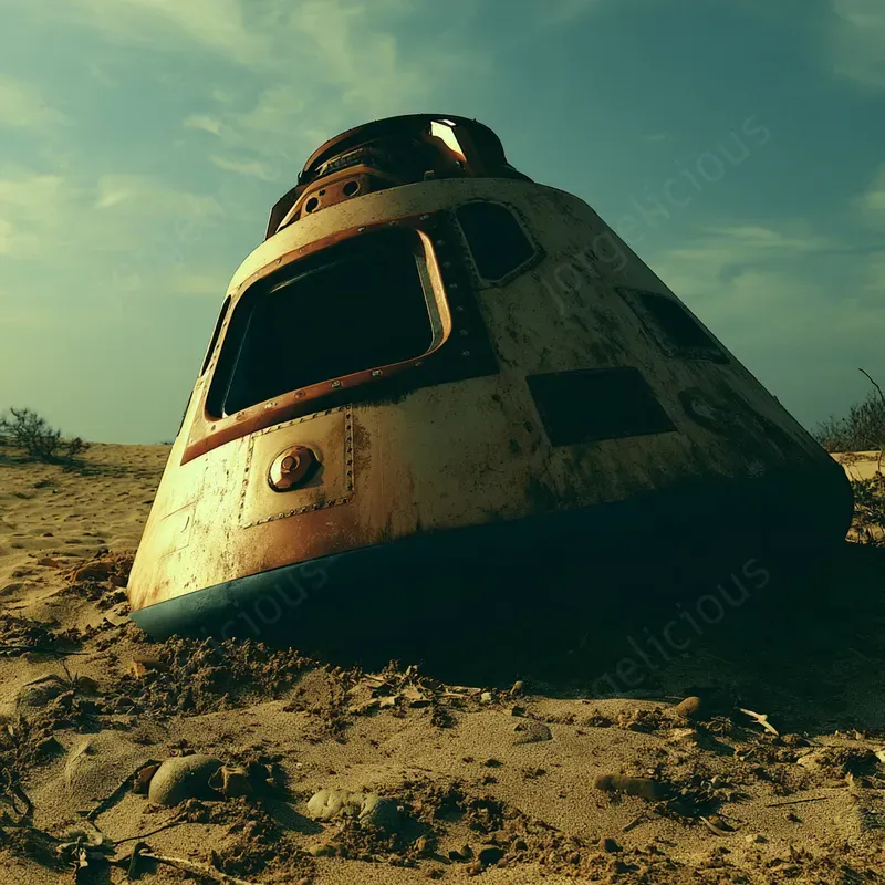 Cinematic Retro Scifi Photography