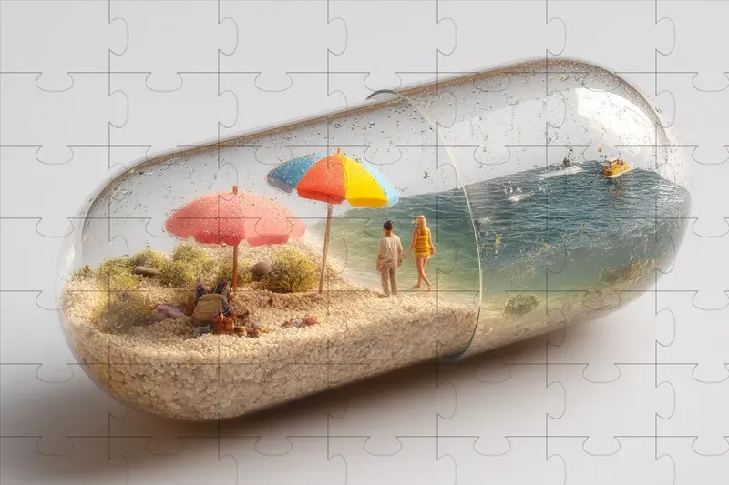 Miniature Worlds Under Glass