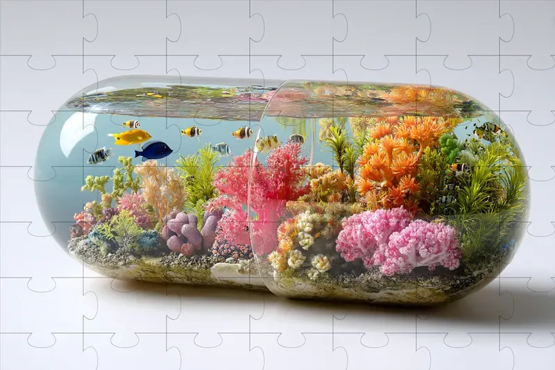Miniature Worlds Under Glass