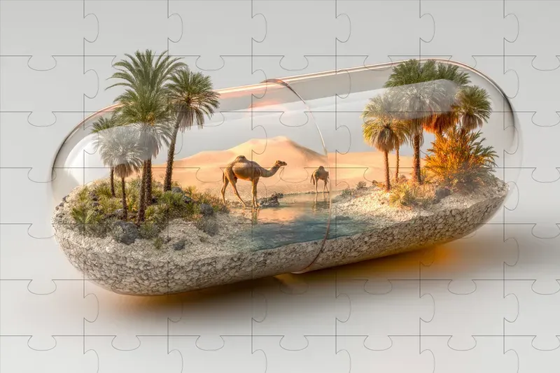Miniature Worlds Under Glass