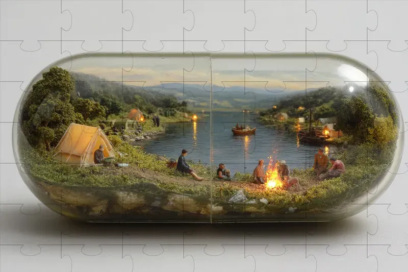 Miniature Worlds Under Glass