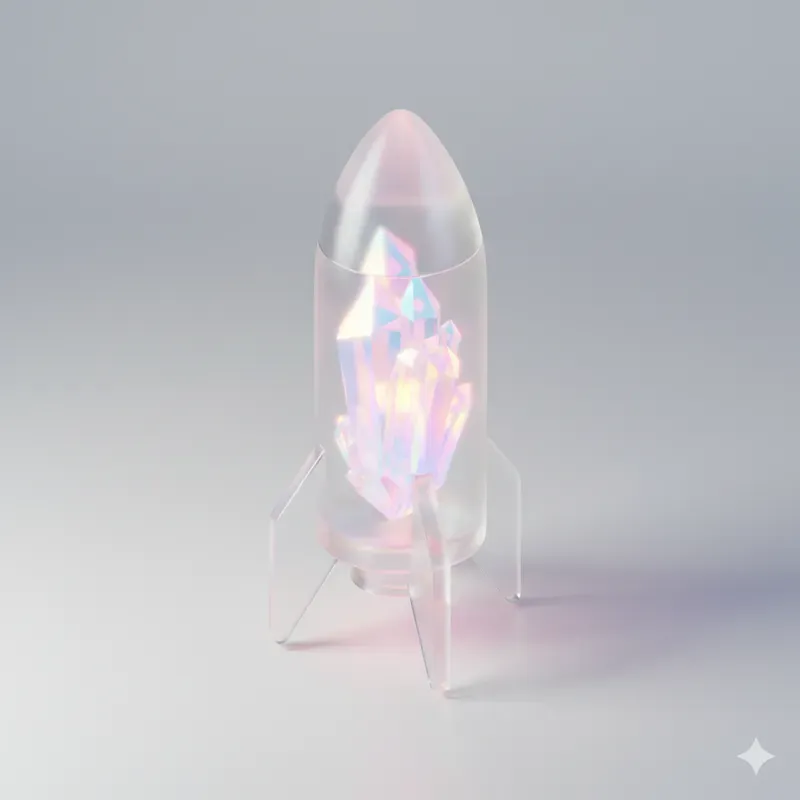3D Frosted Glass Isometric Icons