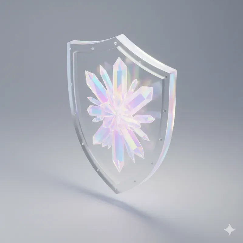 3D Frosted Glass Isometric Icons
