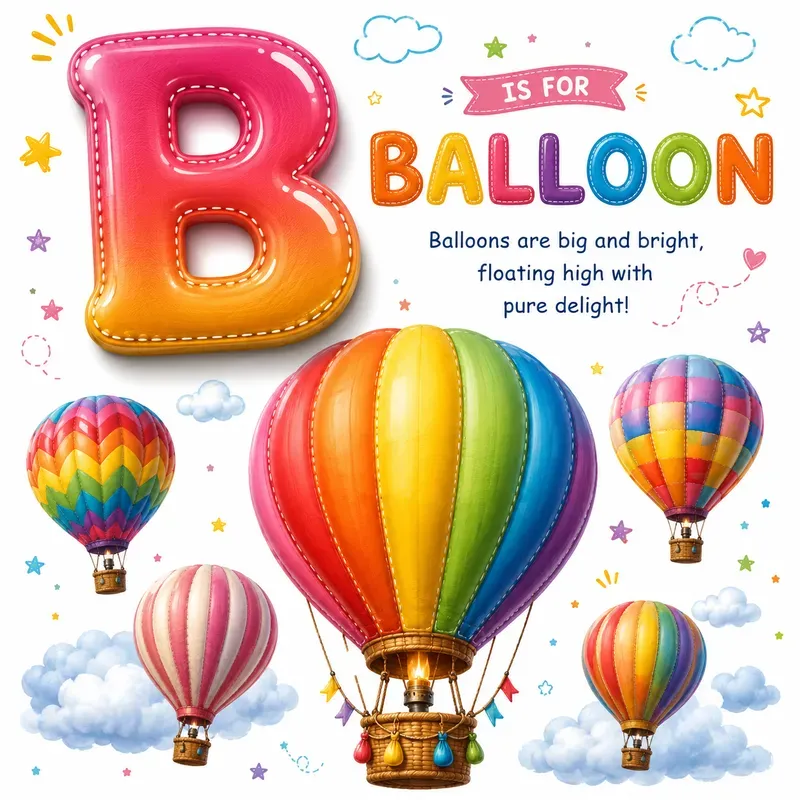 Cute Alphabet Learning Cards For Kids
