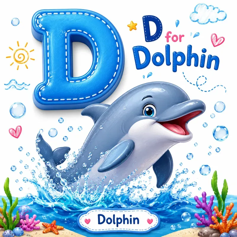 Cute Alphabet Learning Cards For Kids