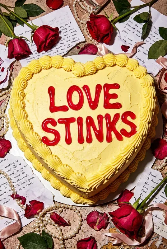 Ironic Cake Confectionery Poster Style