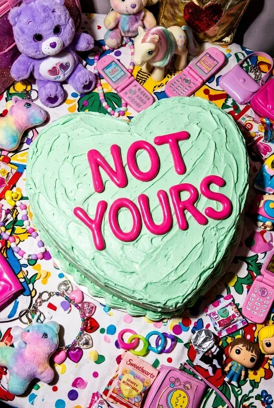Ironic Cake Confectionery Poster Style