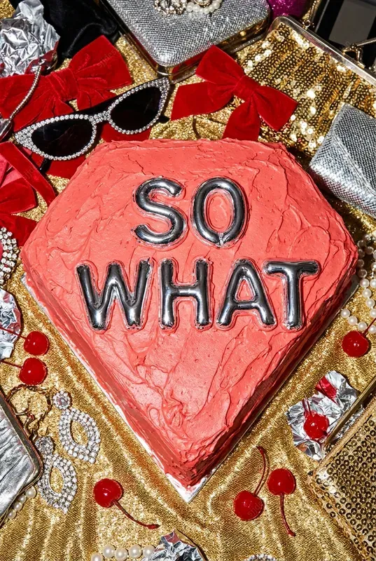 Ironic Cake Confectionery Poster Style