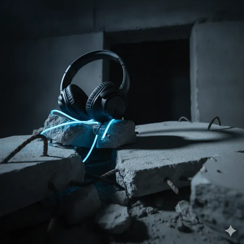 Blue Neon Wire Signals