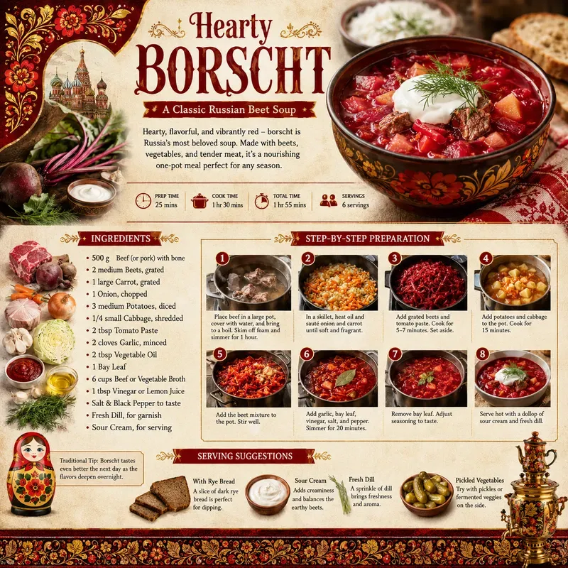 Cultural Recipe Infographics