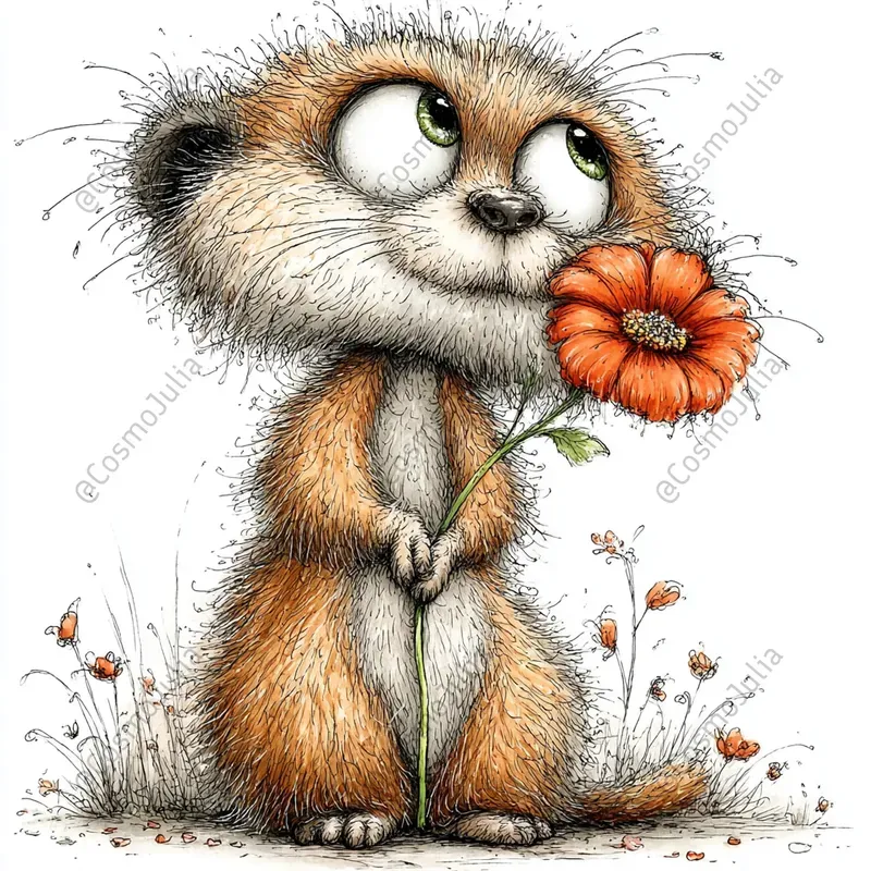 Safari Baby Animal Character Clipart