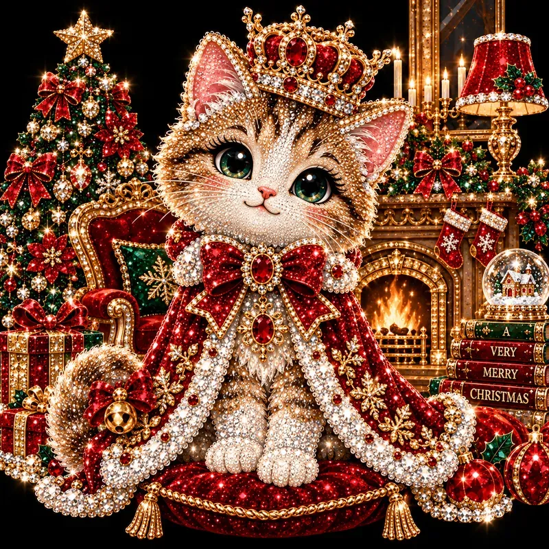 Luxury Rhinestone Christmas Characters