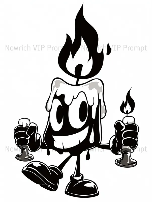 Logo Mascot Retro Characters 90s