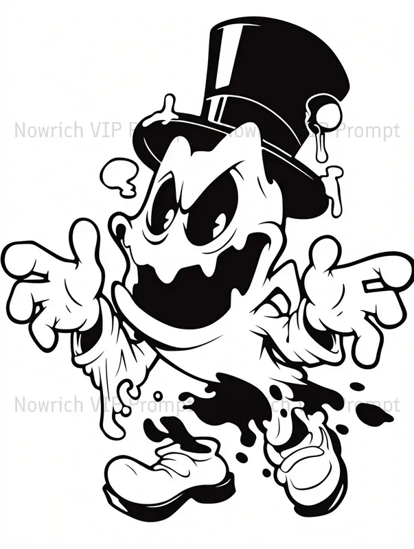 Logo Mascot Retro Characters 90s