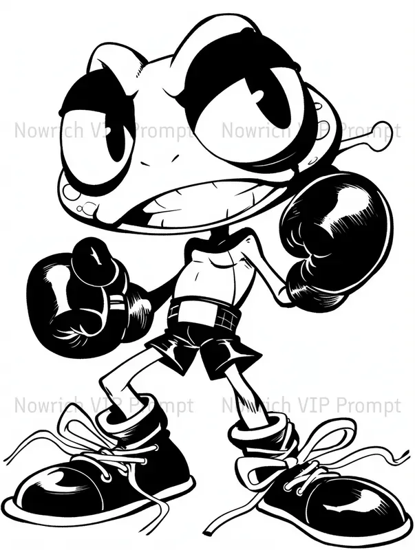 Logo Mascot Retro Characters 90s