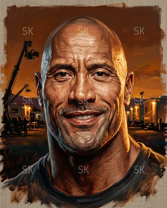 Famous People Oil Caricature Paintings