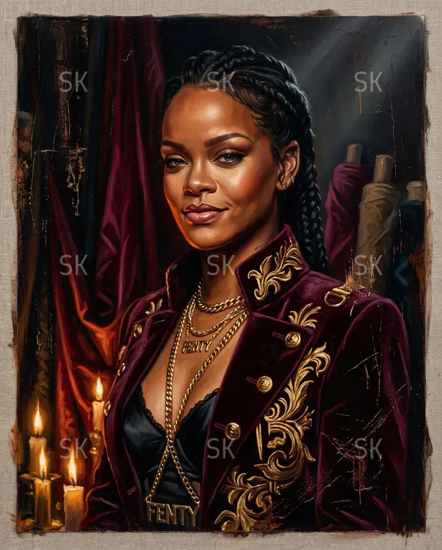 Famous People Oil Caricature Paintings
