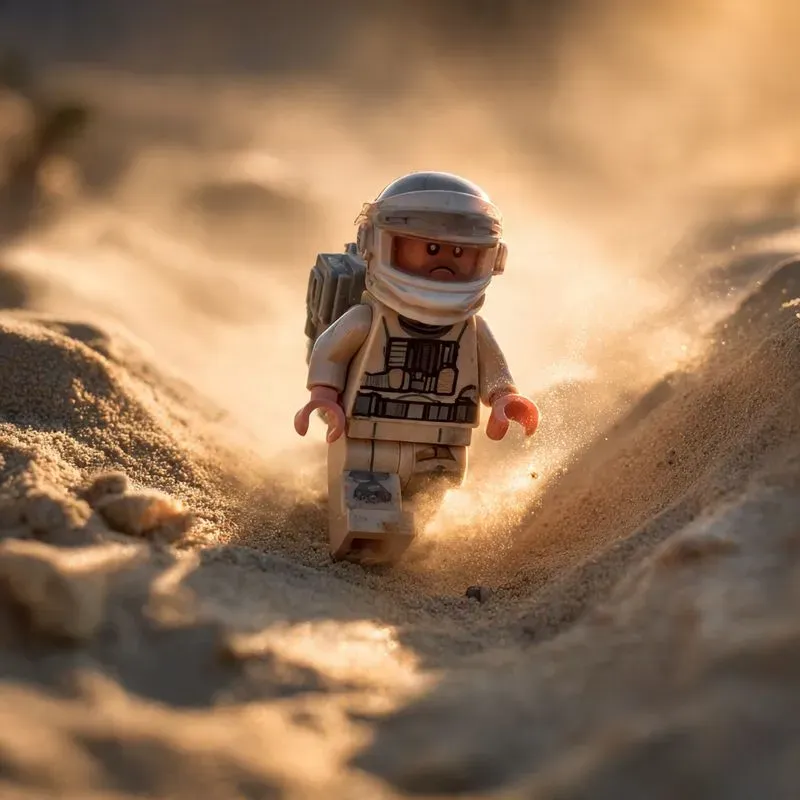 Cinematic Emotional Toy Figure Scenes