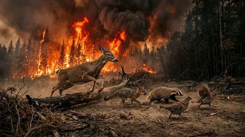 Wildlife Survival Forest Fire Escapes