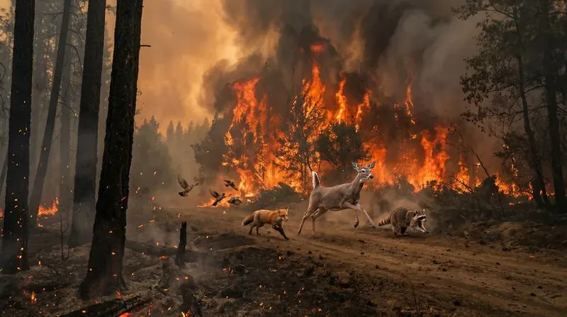 Wildlife Survival Forest Fire Escapes